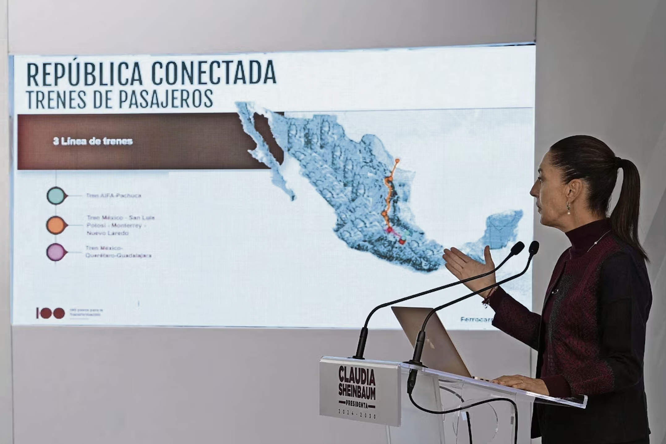 claudia sheinbaum, noticias, tren mexico queretaro
